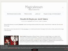 Tablet Screenshot of magicatessen.com